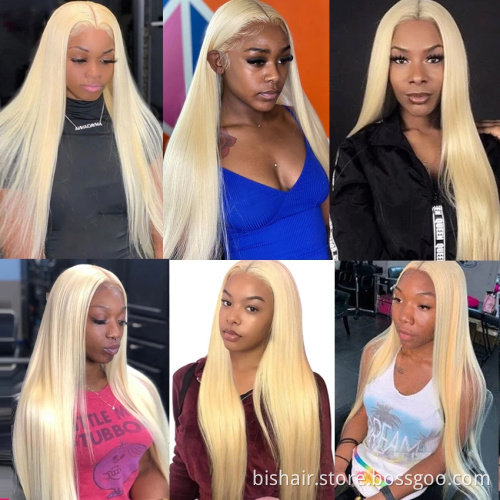 10A blonde 613 hair bundle 10-32 inch long straight hair 1/3/4 straight hair bundle 100% real hair, no knots, no shedding